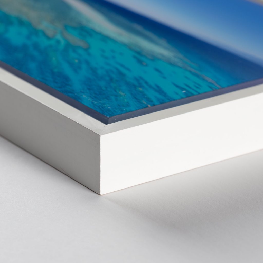 White Acrylic Shadow Frame