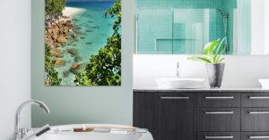 bathroom and kitchen art